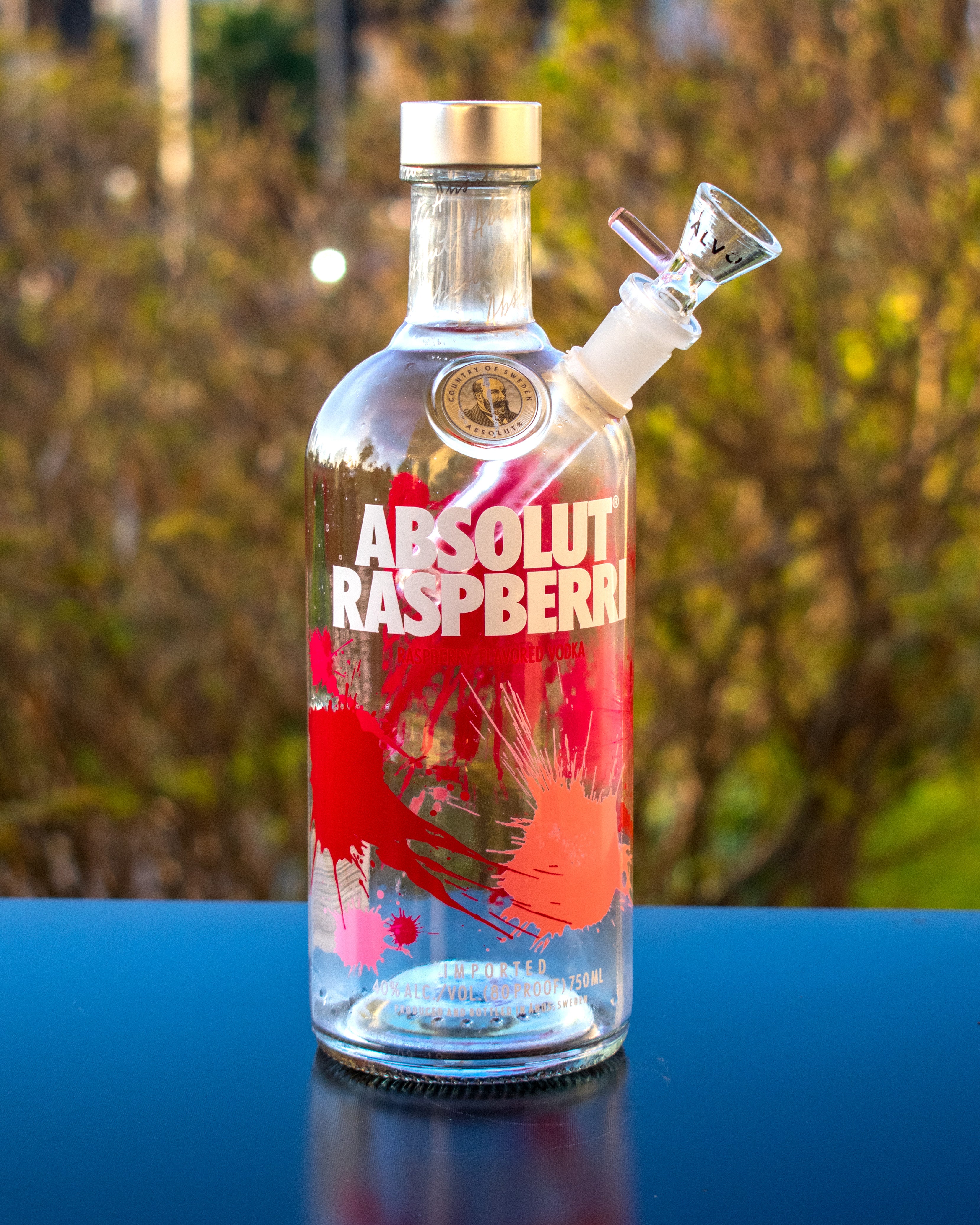 Bong artesanal Linea : Absolut Raspberrys