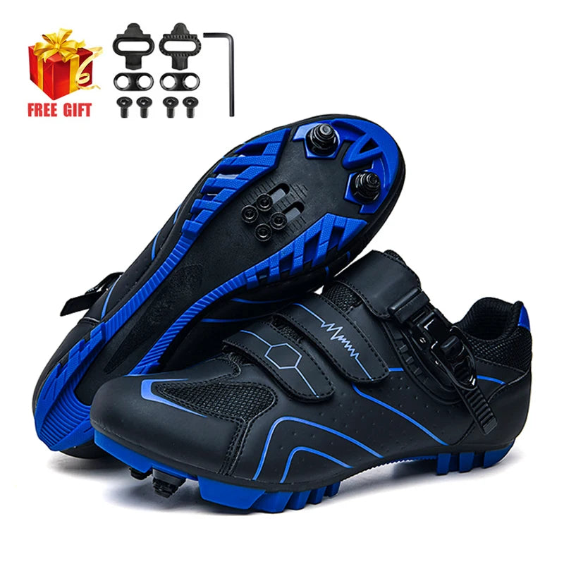 Zapatos SPD Pedal Montaña Bicicleta Calzado Velocidad Carreras de ciclismo