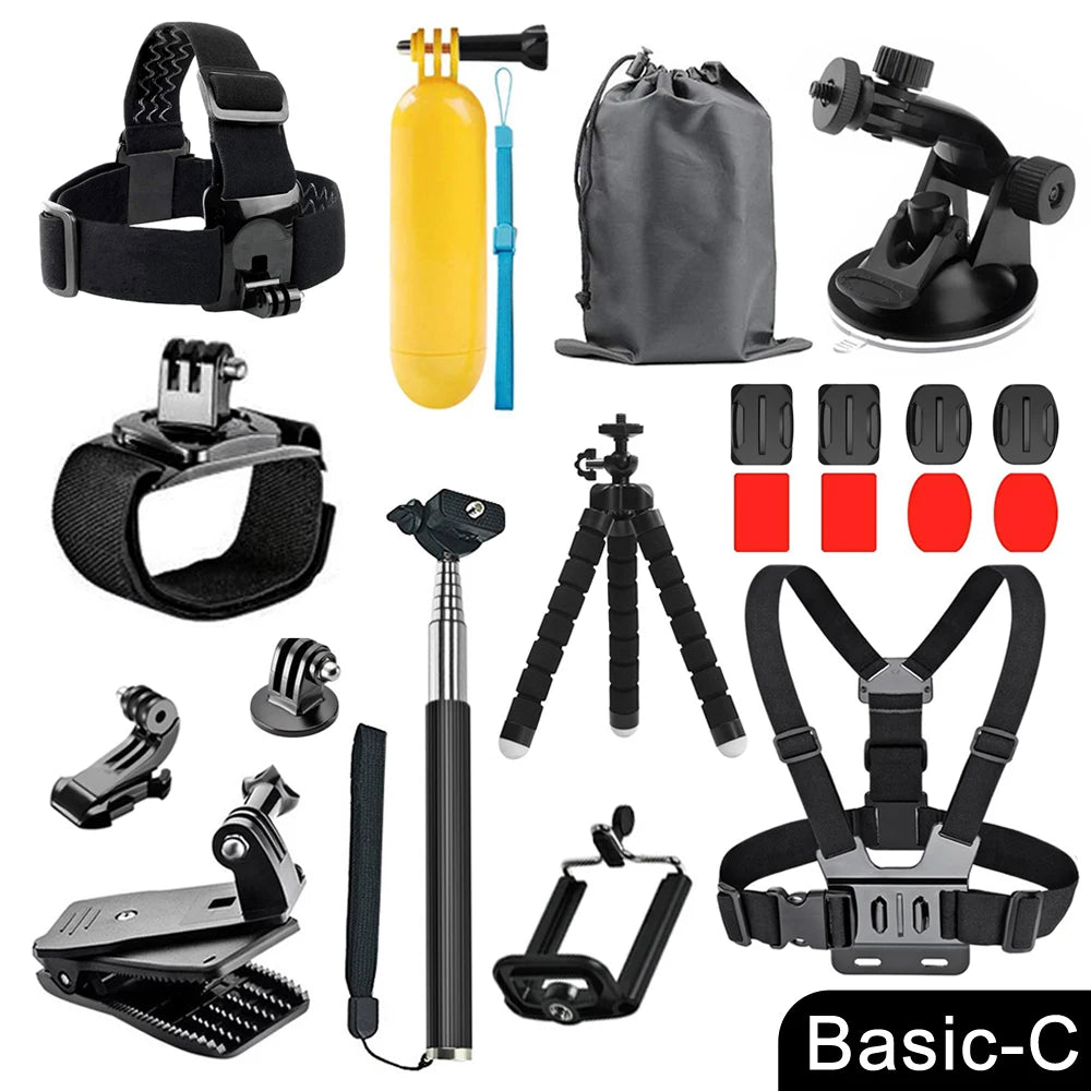 Accesorios para GoPro Hero 13 12 11 10 9 8 7 6 5 4