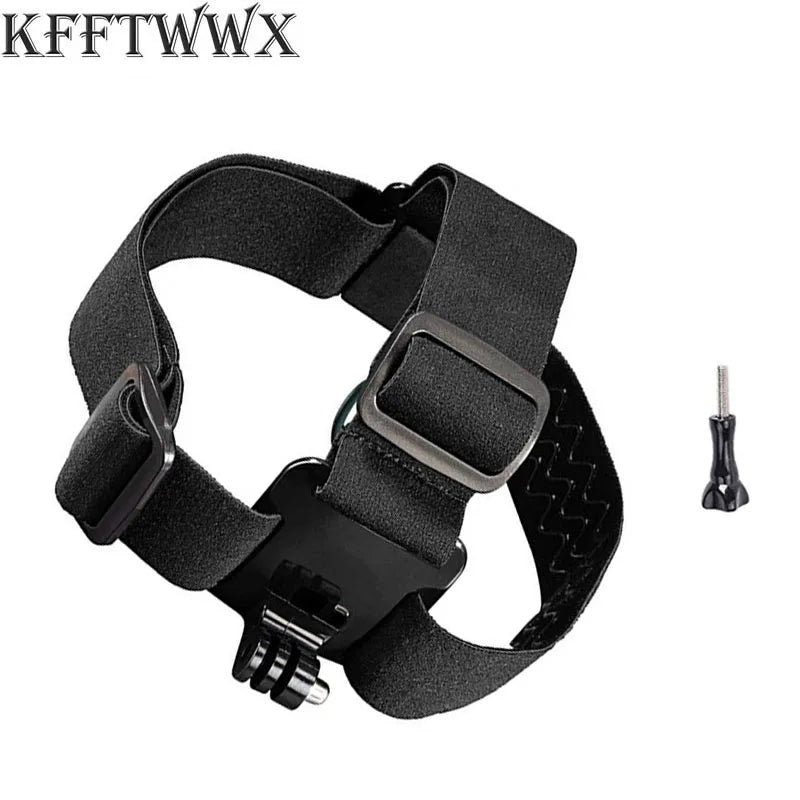 KFFTWWX Head Strap for Gopro hero 13 12 11 10 9 8 7 Accessories Head Belt Strap Mount Adjustable for Gopro Hero 7 6 5 SJCAM EKEN