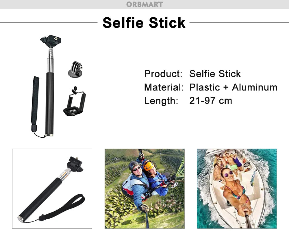 Accesorios para GoPro Hero 13 12 11 10 9 8 7 6 5 4