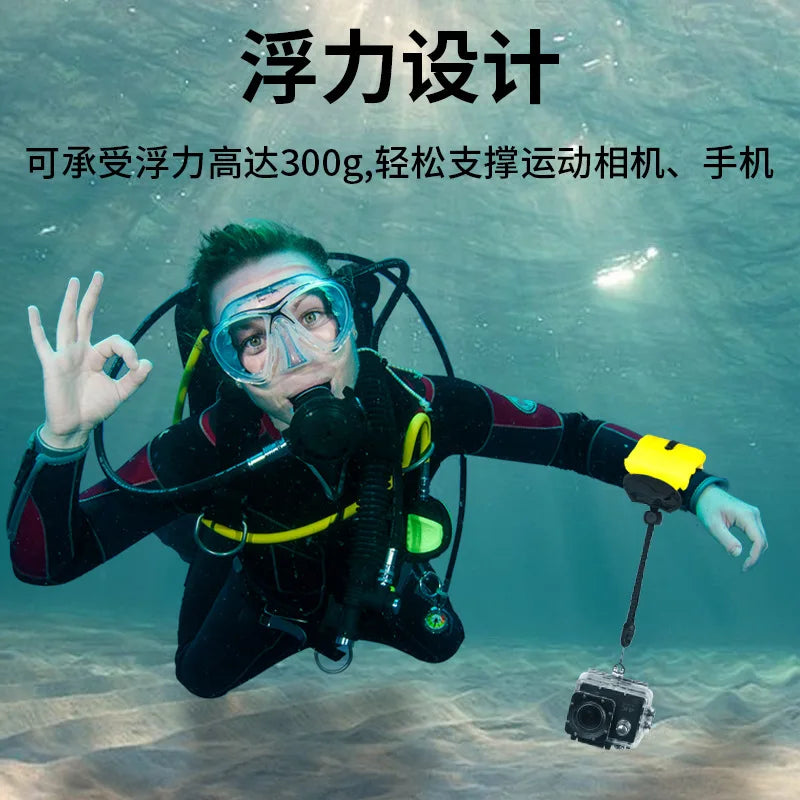 For GoPro Accessories Diving Swimming Floating Bobber Hand Wrist Strap for Go Pro Hero 4 5 6 7 Sjcam Sj4000 D20 D30 Action Camer