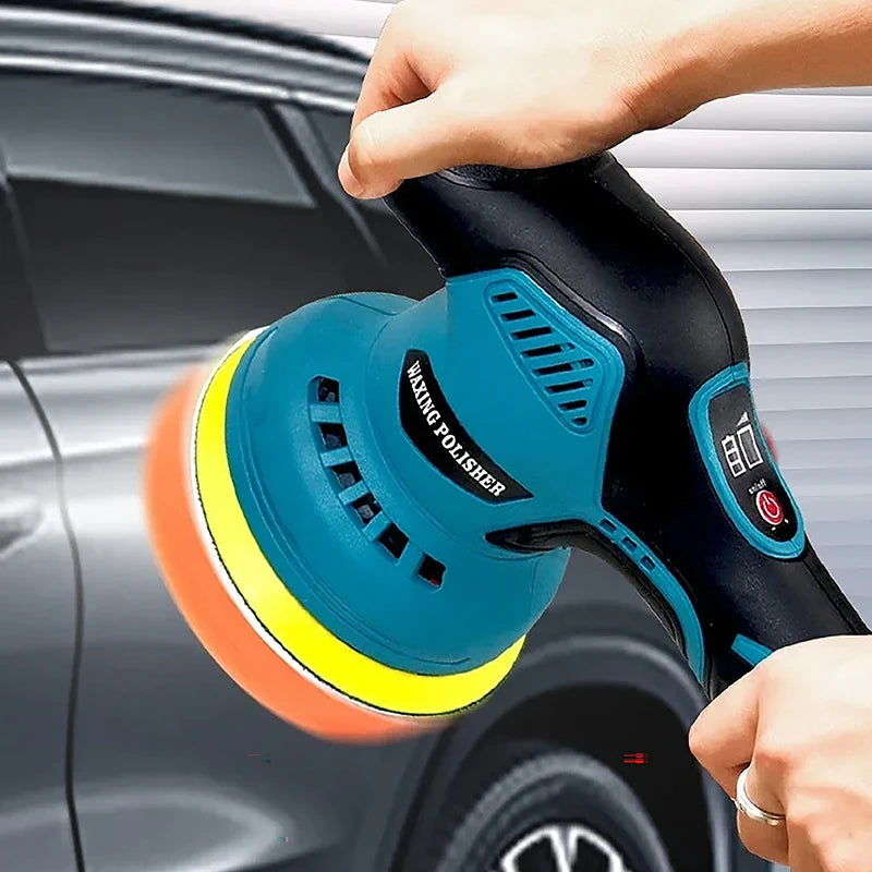 Car Polishing Machine For Car 12V Cordless Polisher 8 Gears Automotive Electric Waxing Repairing Wireless Sander Polish Tools