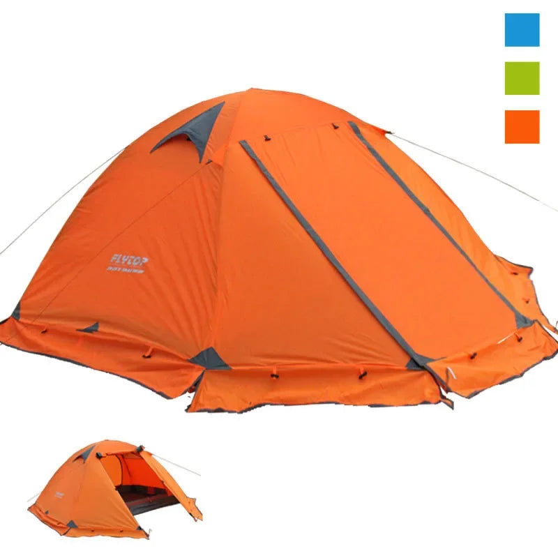 Tienda Camping Al Aire Libre Dobles Capas Varillas De Aluminio Anti Nieve Ultraligero