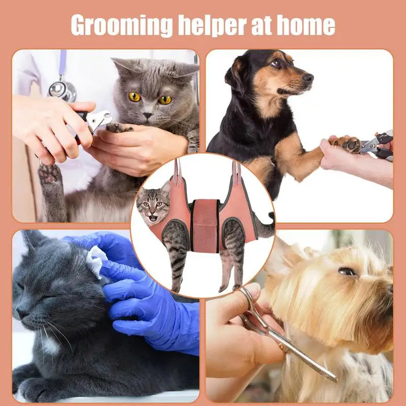 New Pet Cat Grooming Hammock Helper Cat Dog Hammock Dogs Repairing Nails In Beauty Hammock Restraint Bag Pet Accessories