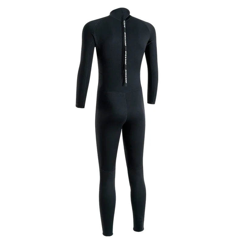 Trajes de neopreno de 3 mm para hombre, para buceo, surf, natación, trajes completos, para agua fría, para mantener el calor, con cremallera, para deportes acuáticos, traje de buceo completo