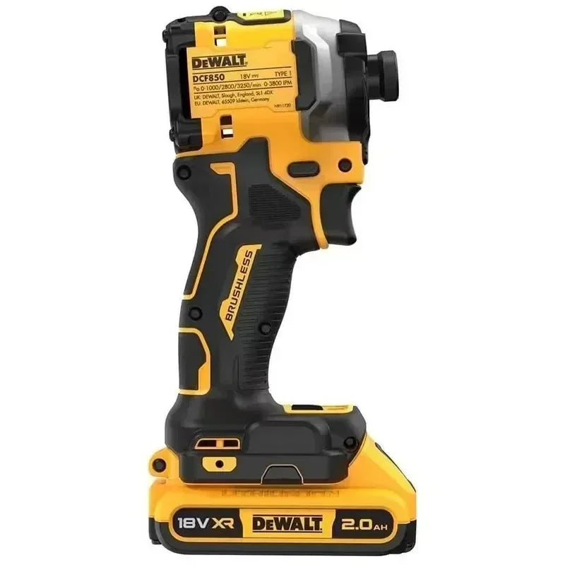 DEWALT DCF850 Impact Driver Electric Driver 20V Lithium Battery Brushless battery screwdrivers High Torque tools 공구