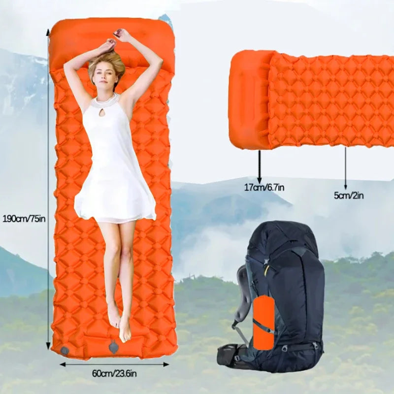 Colchoneta inflable para camping