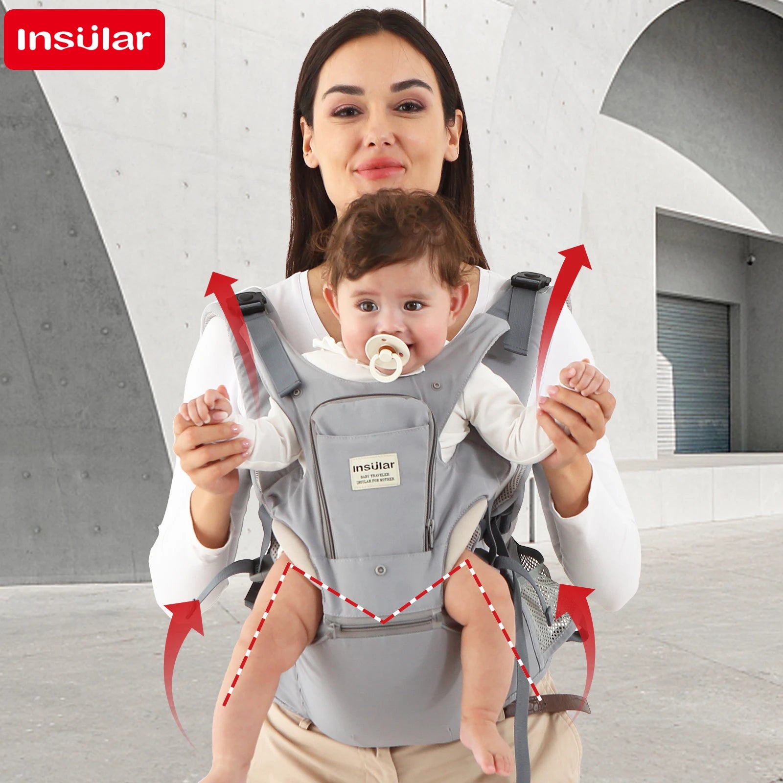 Porta bebes Taburete de cintura para niños , con asiento de cadera