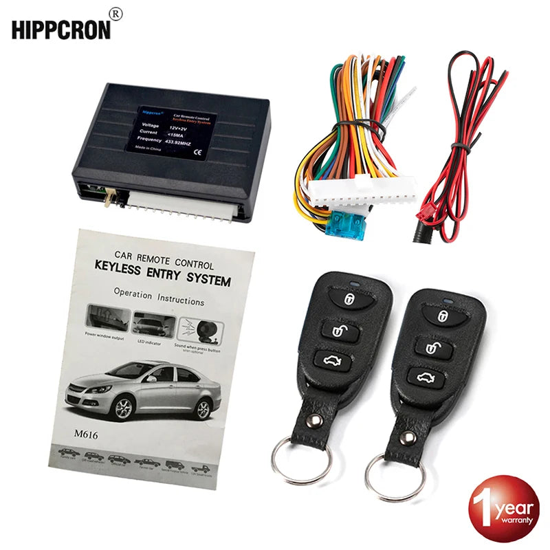 Car Remote Central Door Lock Keyless System Central Locking with Car Alarm Systems Auto Remote Central Kit Remote Control