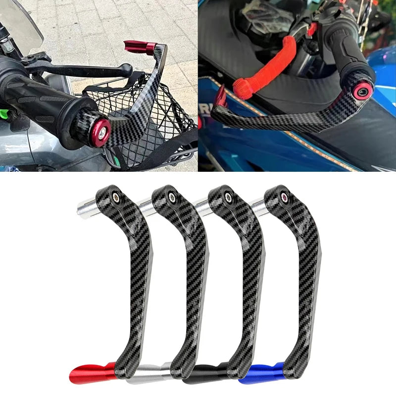 Protector para palancas de embrague y freno de manillar de motocicleta