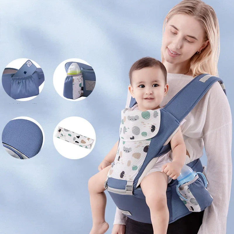 Portabebés Ergonómico, 3 En 1 Orientado Hacia La Parte Delantera Ergonómica, Eslinga Para Bebés, 0-48 Meses