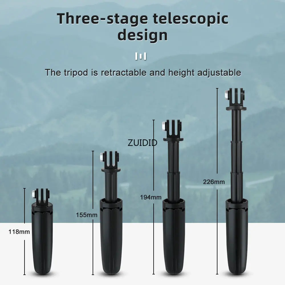 Trípode portátil extensible para GoPro