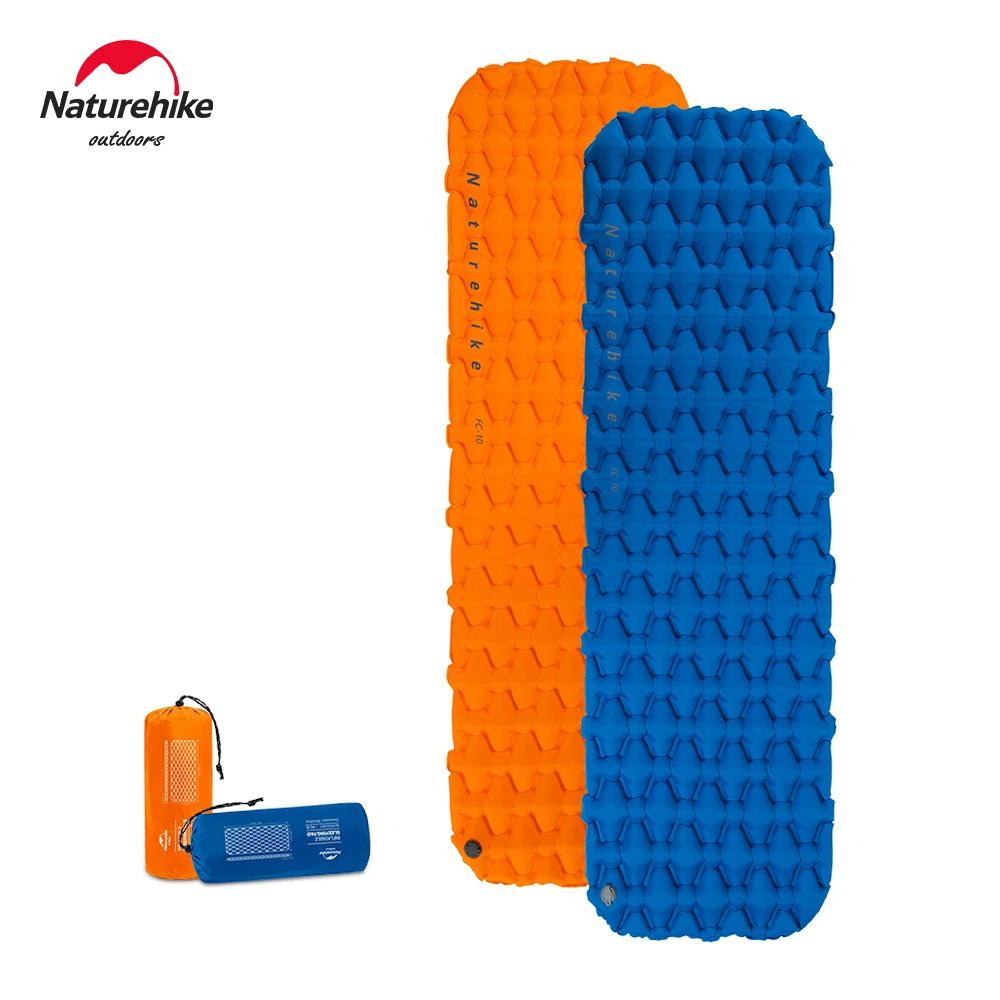 Colchón inflable Naturehike ideal para camping y aventuras al aire libre