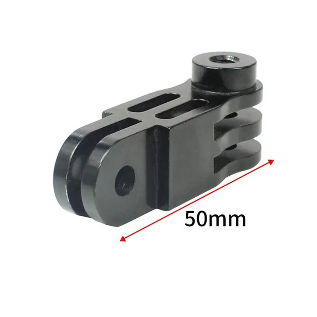 Brazo pivotante ajustable de 3 vías de aluminio para GoPro