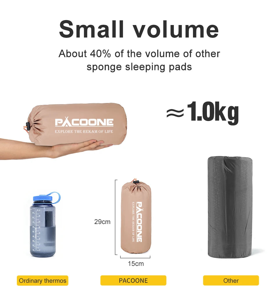 Colchoneta aislante para camping Marca PACOONE 10 de grosor