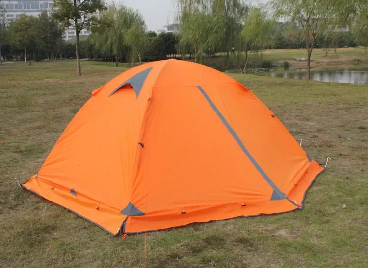 Tienda Camping Al Aire Libre Dobles Capas Varillas De Aluminio Anti Nieve Ultraligero