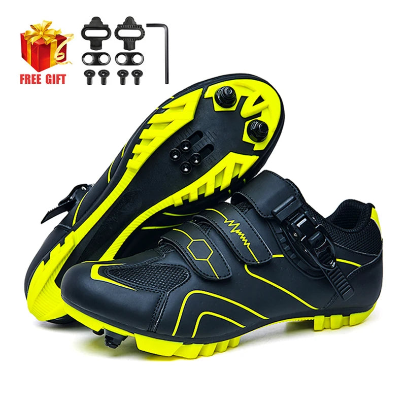 Zapatos SPD Pedal Montaña Bicicleta Calzado Velocidad Carreras de ciclismo