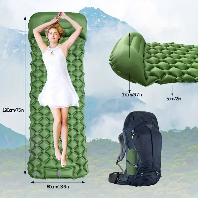 Colchoneta inflable para camping