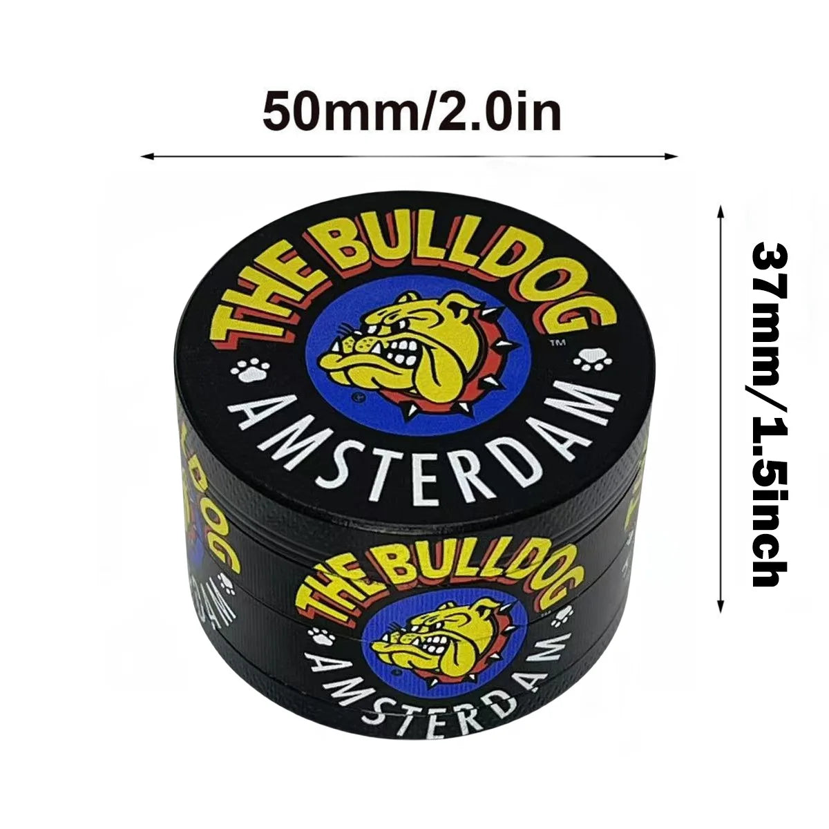 Moledor de hierbas metalico de 50 mm TheBulldog