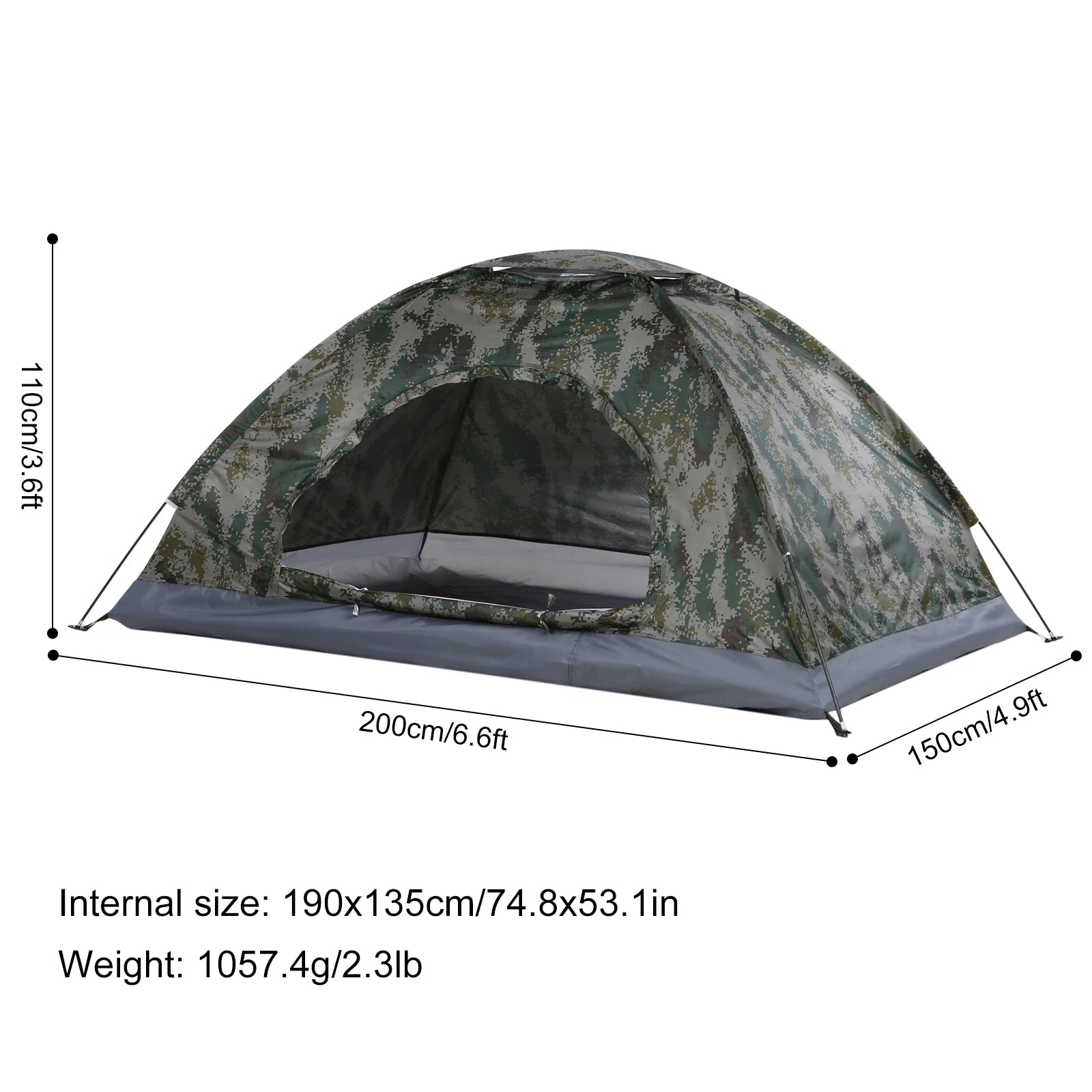 Carpa ultraligera para 1 o 2 personas  Carpa 4 estaciones