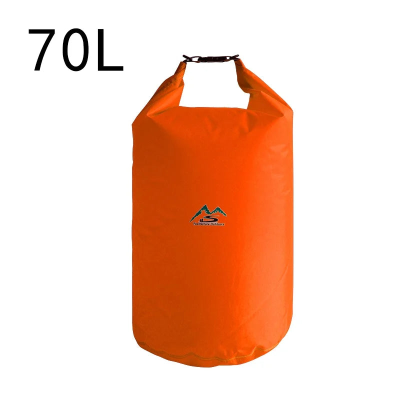 Bolsa seca impermeable para acampar a la deriva 5L10L20L40L70L Trekking Natación Rafting Kayak River Trekking Pesca Bolsa de agua al aire libre