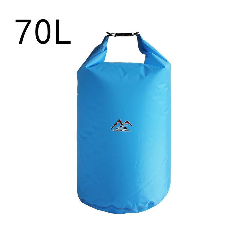 Bolsa seca impermeable para acampar a la deriva 5L10L20L40L70L Trekking Natación Rafting Kayak River Trekking Pesca Bolsa de agua al aire libre