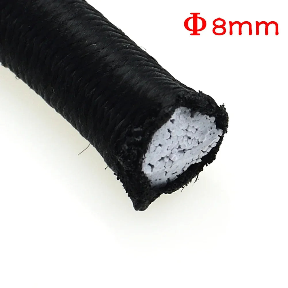 3/4/5/6/8MM Black Strong Elastic Cord Rubber Band Sewing Clothing Craft Supplies Elastic Band Elastics Rope Bands Accessories