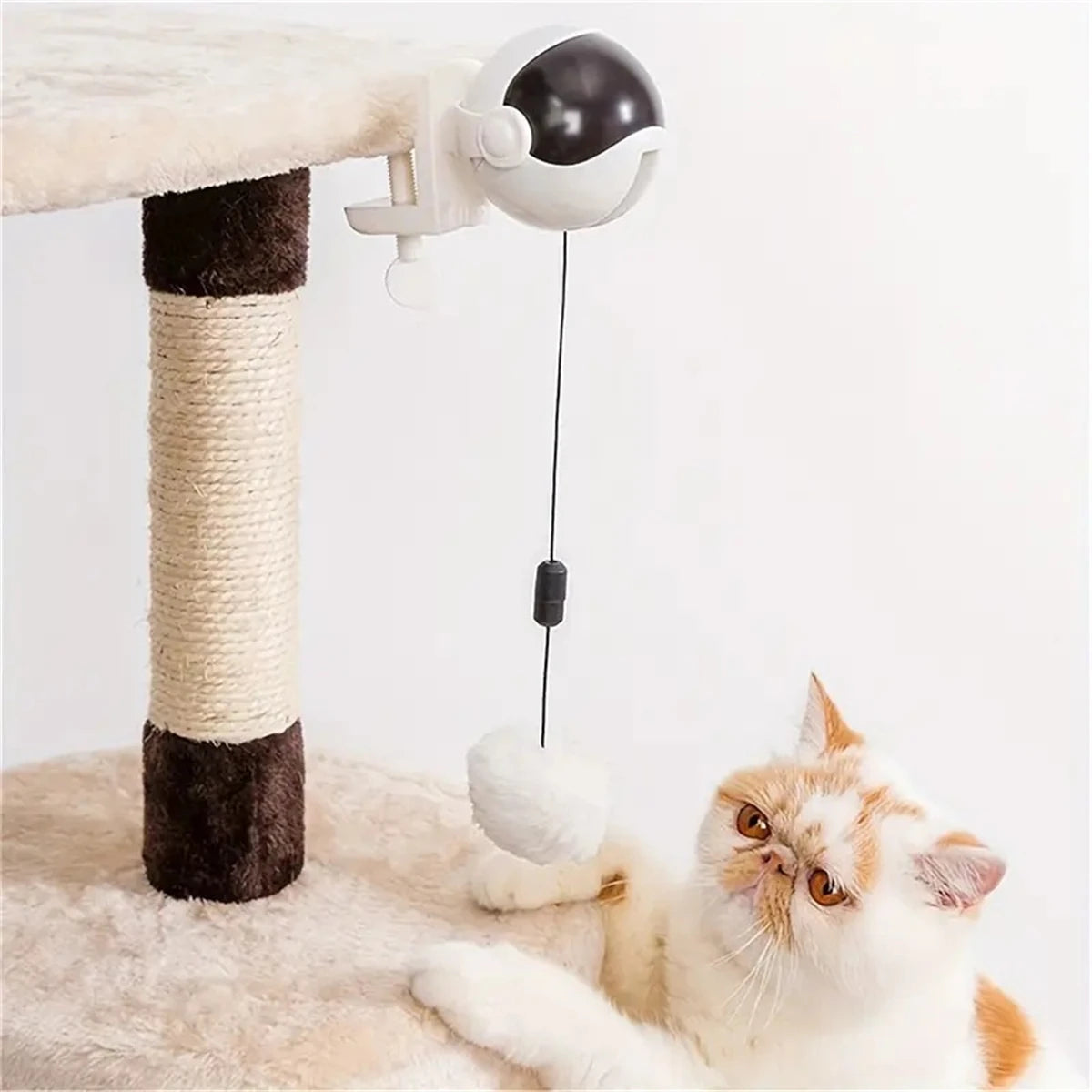 Juego giratorio interactivo para gatos ideal para potenciar el instinto de caza de tu mascotas