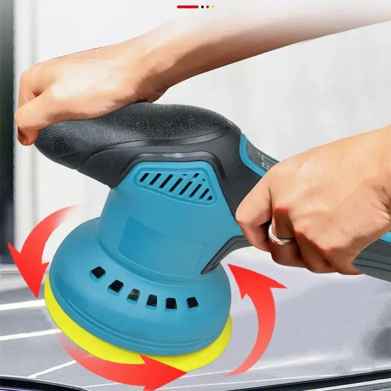 Car Polishing Machine For Car 12V Cordless Polisher 8 Gears Automotive Electric Waxing Repairing Wireless Sander Polish Tools