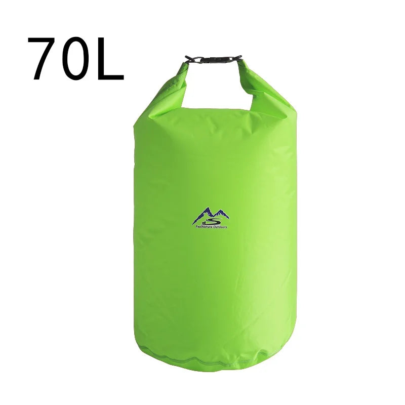 Bolsa seca impermeable para acampar a la deriva 5L10L20L40L70L Trekking Natación Rafting Kayak River Trekking Pesca Bolsa de agua al aire libre