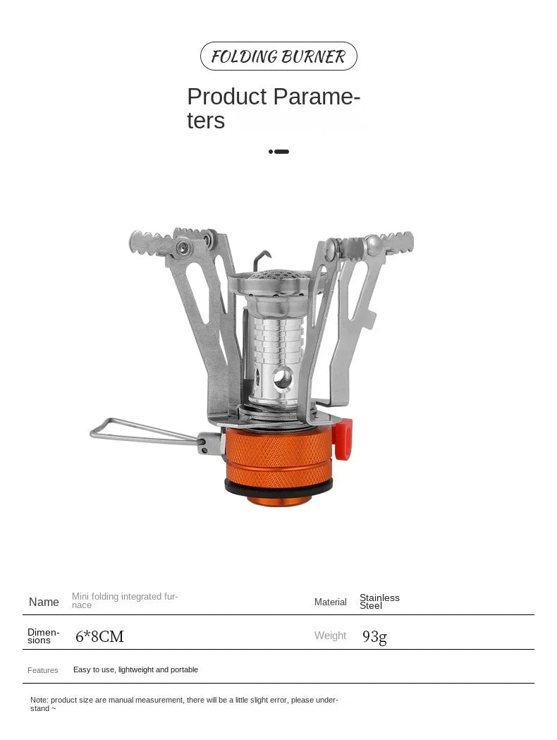 Cocinilla a gas portátil , ideal para tus aventuras al aire libre