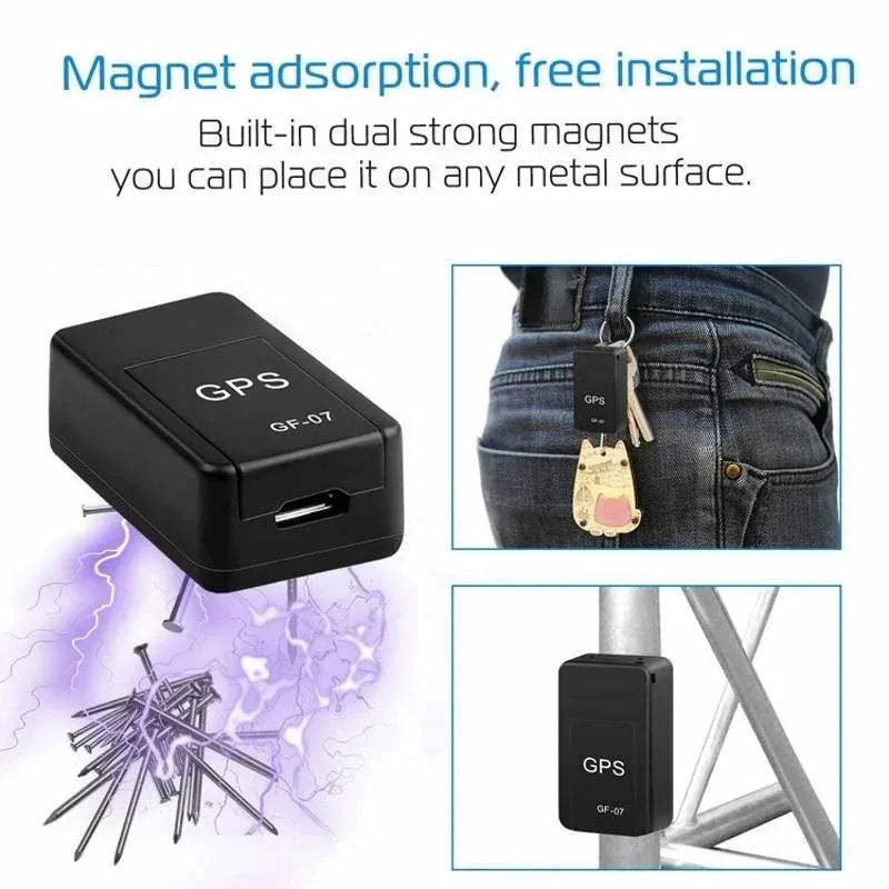 Mini GPS Tracker GF-07 Car Anti-lost Locator SIM Positioner Real Time Tracking Recording Magnetic Mount Tracker