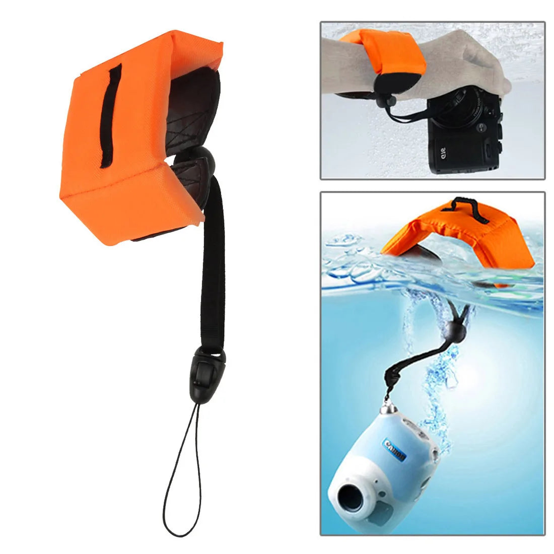 For GoPro Accessories Diving Swimming Floating Bobber Hand Wrist Strap for Go Pro Hero 4 5 6 7 Sjcam Sj4000 D20 D30 Action Camer