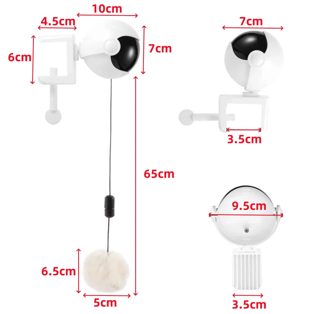 Juego giratorio interactivo para gatos ideal para potenciar el instinto de caza de tu mascotas