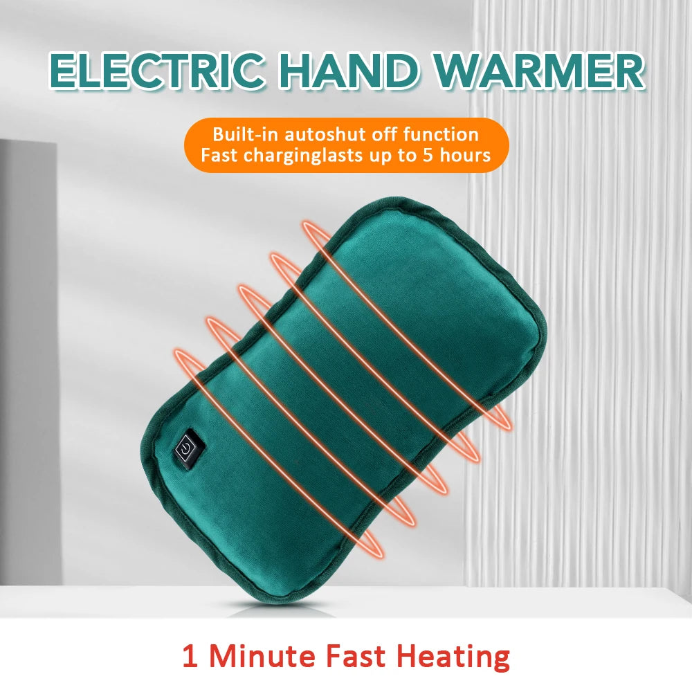 1Pcs,Electric Hand Warmer, Warming Hand Pillow Graphene Heating Belly Warming Sleeping Pillow Portable Feet Warmer Office Home