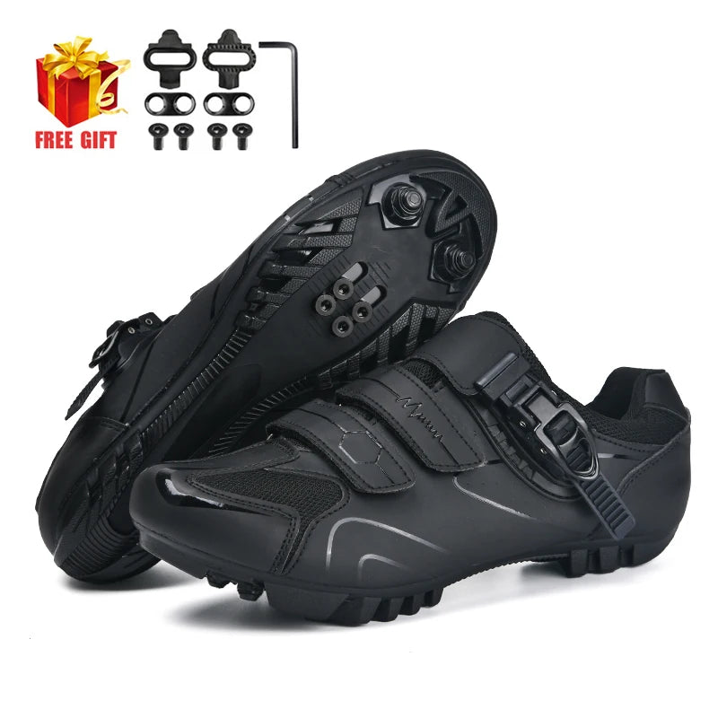 Zapatos SPD Pedal Montaña Bicicleta Calzado Velocidad Carreras de ciclismo