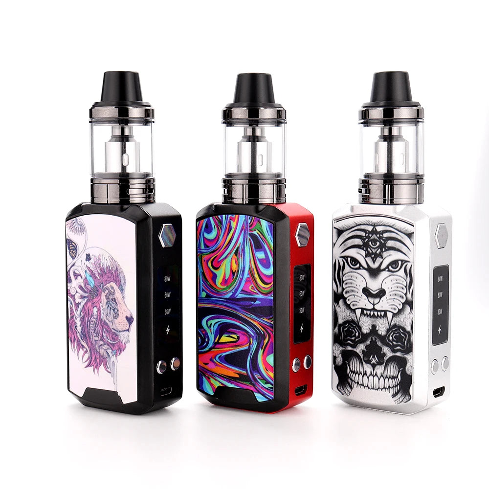 Vaper 80W Box Mod Kit 2200mAh Battery 2.5ml