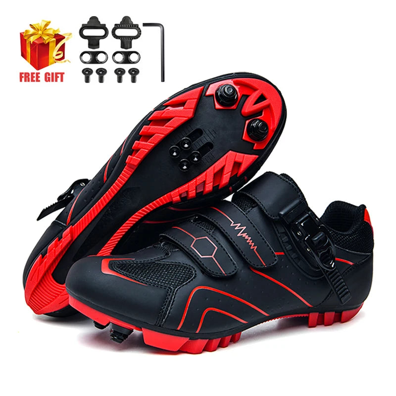 Zapatos SPD Pedal Montaña Bicicleta Calzado Velocidad Carreras de ciclismo