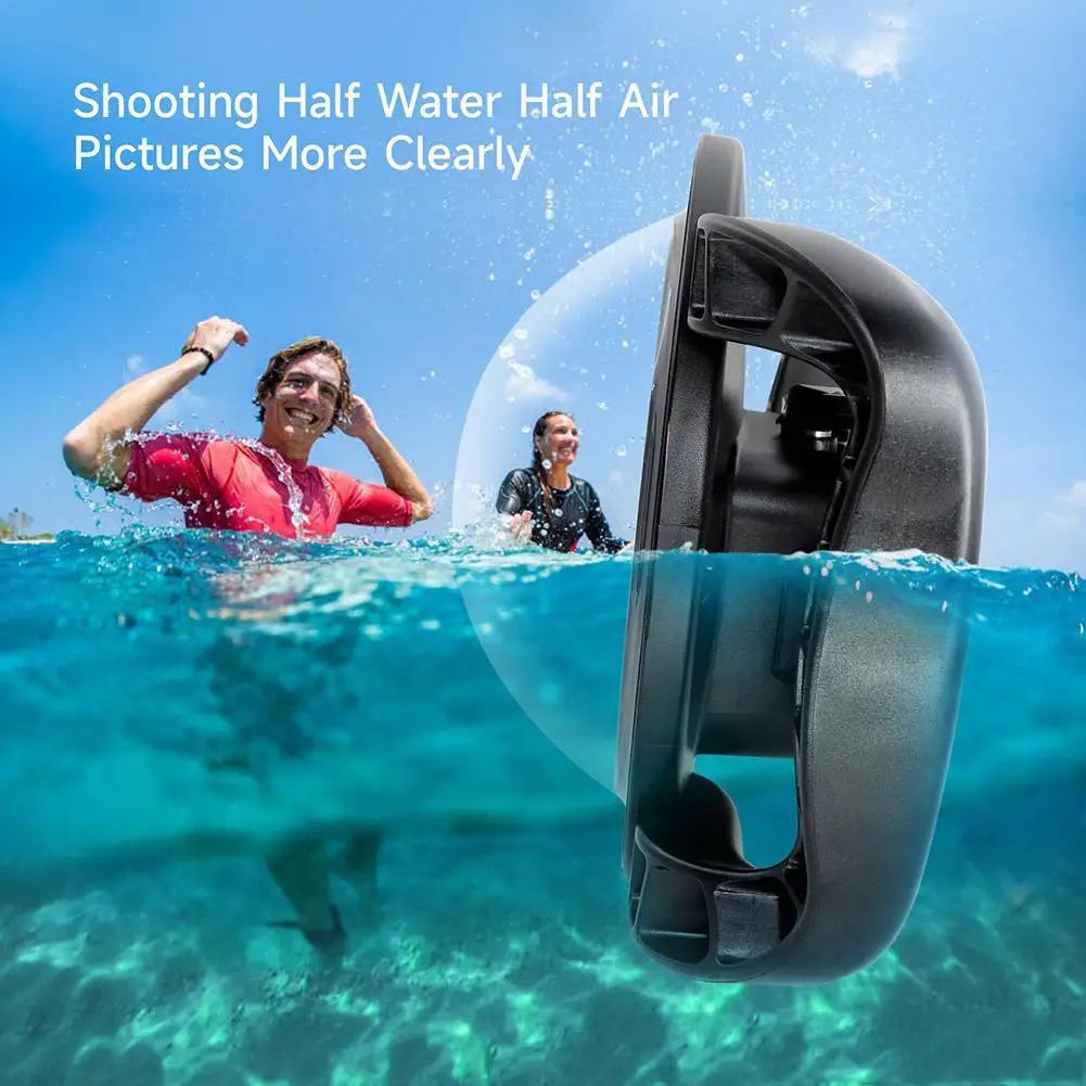 Para cámara Insta360 Ace Pro, domo submarino, sistema de cierre de material acrílico resistente al agua, 98,4 pie