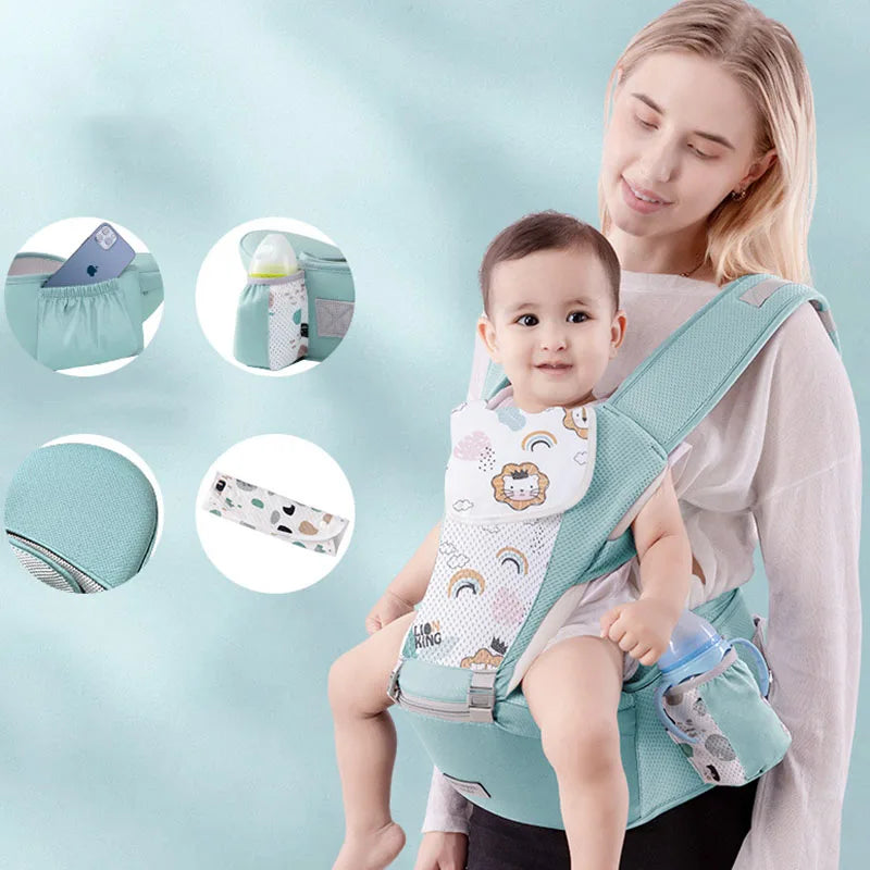 Portabebés Ergonómico, 3 En 1 Orientado Hacia La Parte Delantera Ergonómica, Eslinga Para Bebés, 0-48 Meses