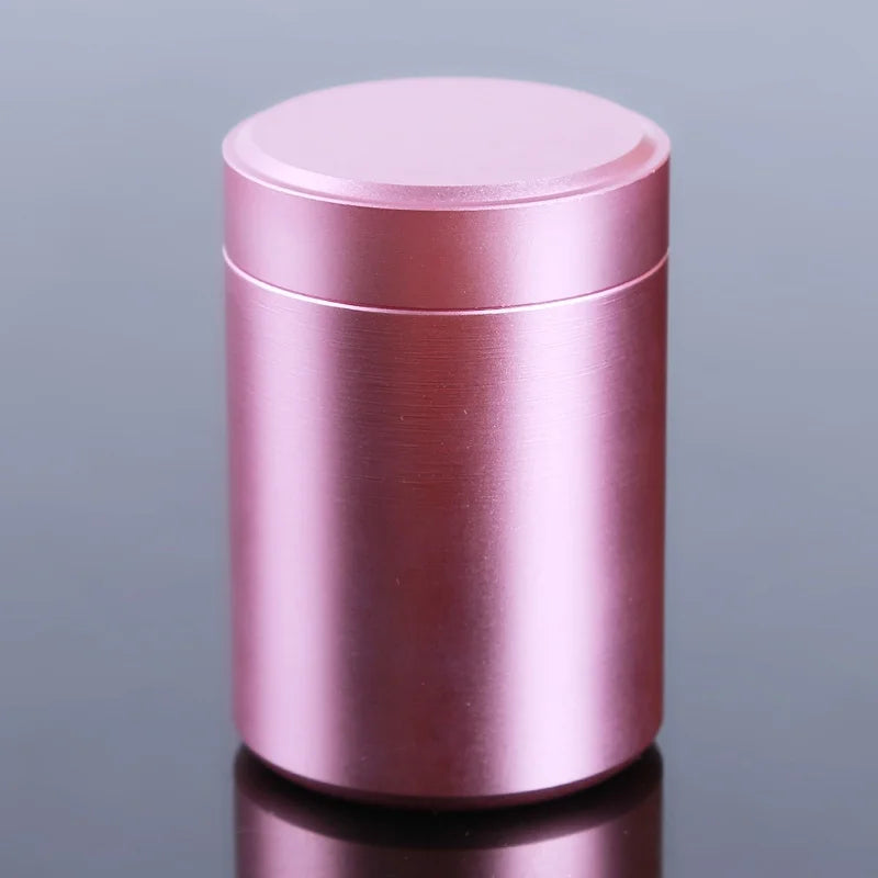 1PC Travel Canister Portable Airtight Smell Proof Storage Candy Bottle Herb Stash Jar Sealed Container Tea Box Mini Metal Cans