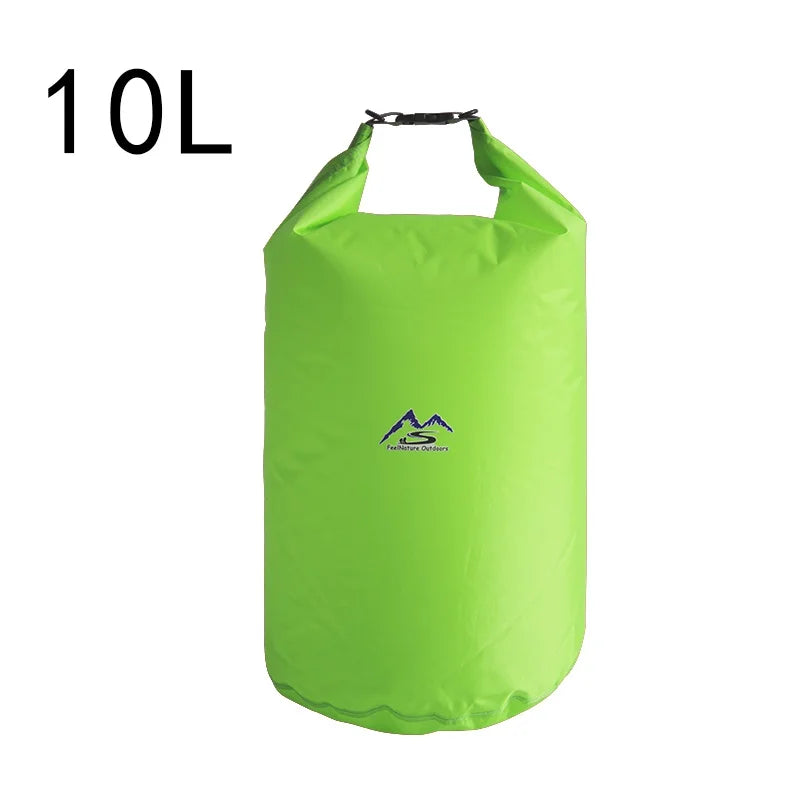 Bolsa seca impermeable para acampar a la deriva 5L10L20L40L70L Trekking Natación Rafting Kayak River Trekking Pesca Bolsa de agua al aire libre