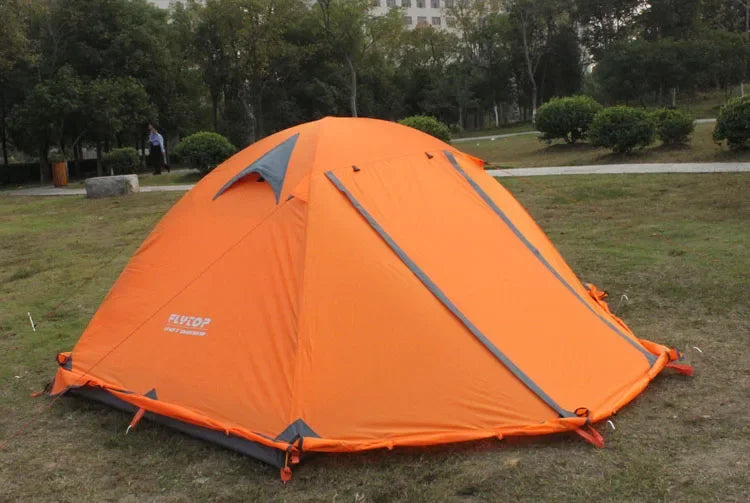 Tienda Camping Al Aire Libre Dobles Capas Varillas De Aluminio Anti Nieve Ultraligero