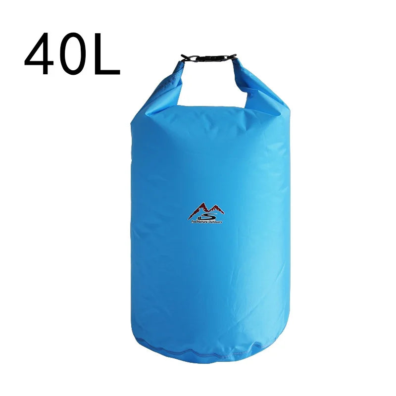 Bolsa seca impermeable para acampar a la deriva 5L10L20L40L70L Trekking Natación Rafting Kayak River Trekking Pesca Bolsa de agua al aire libre